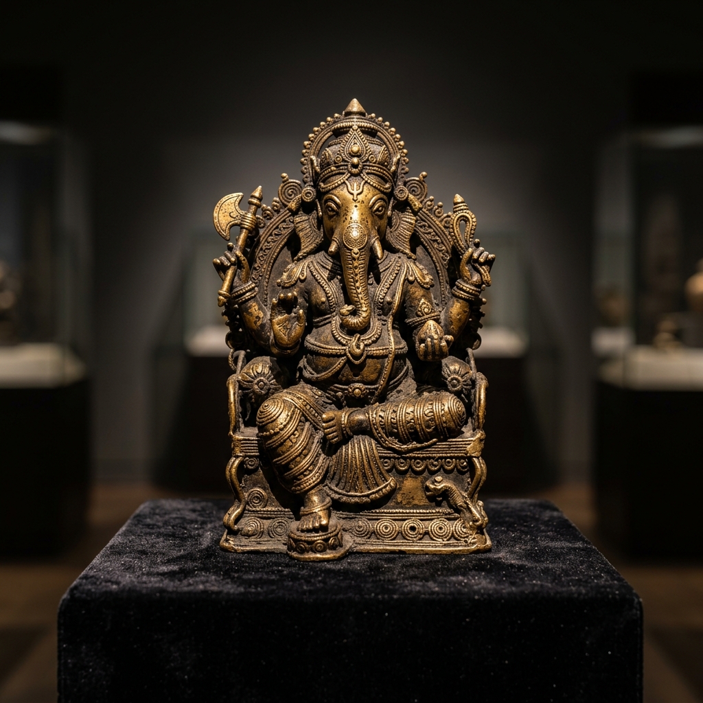 Brass Deity Figurine