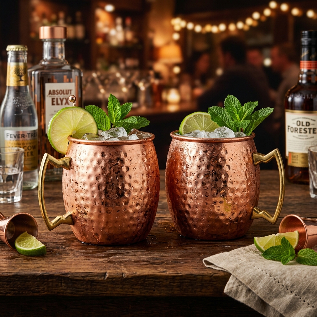Copper Hammered Mug