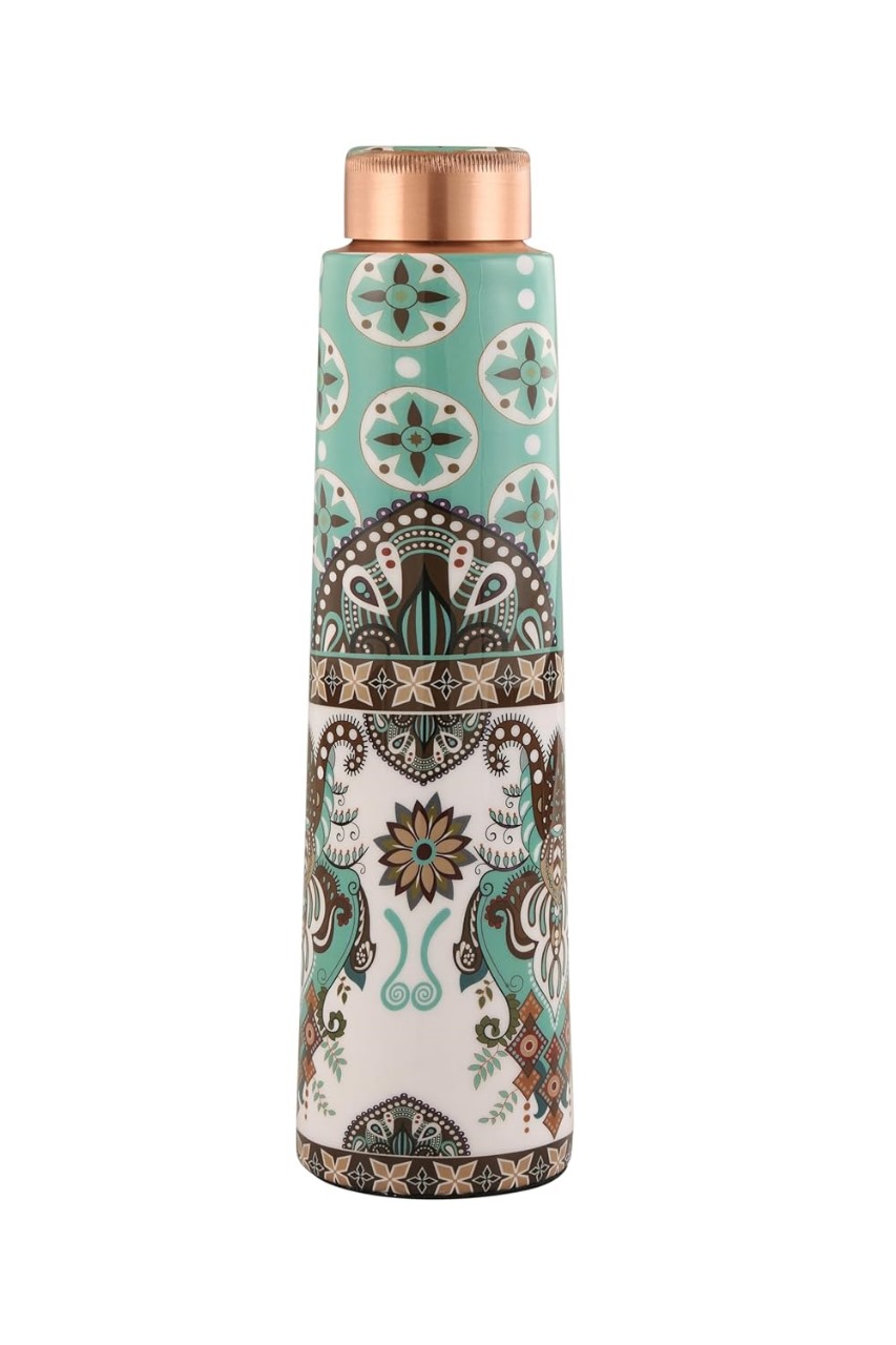Designer Printed Copper Bottle thumbnail 4