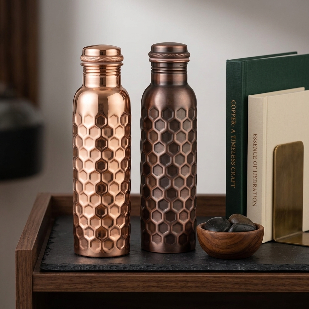 Honeycomb Copper Bottle thumbnail 8