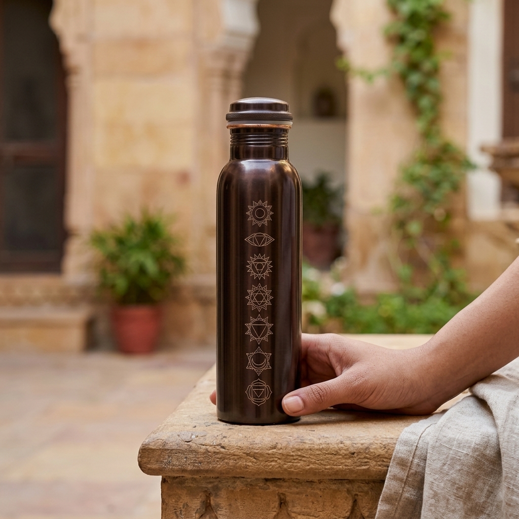 Seven Chakra Copper Bottle thumbnail 7