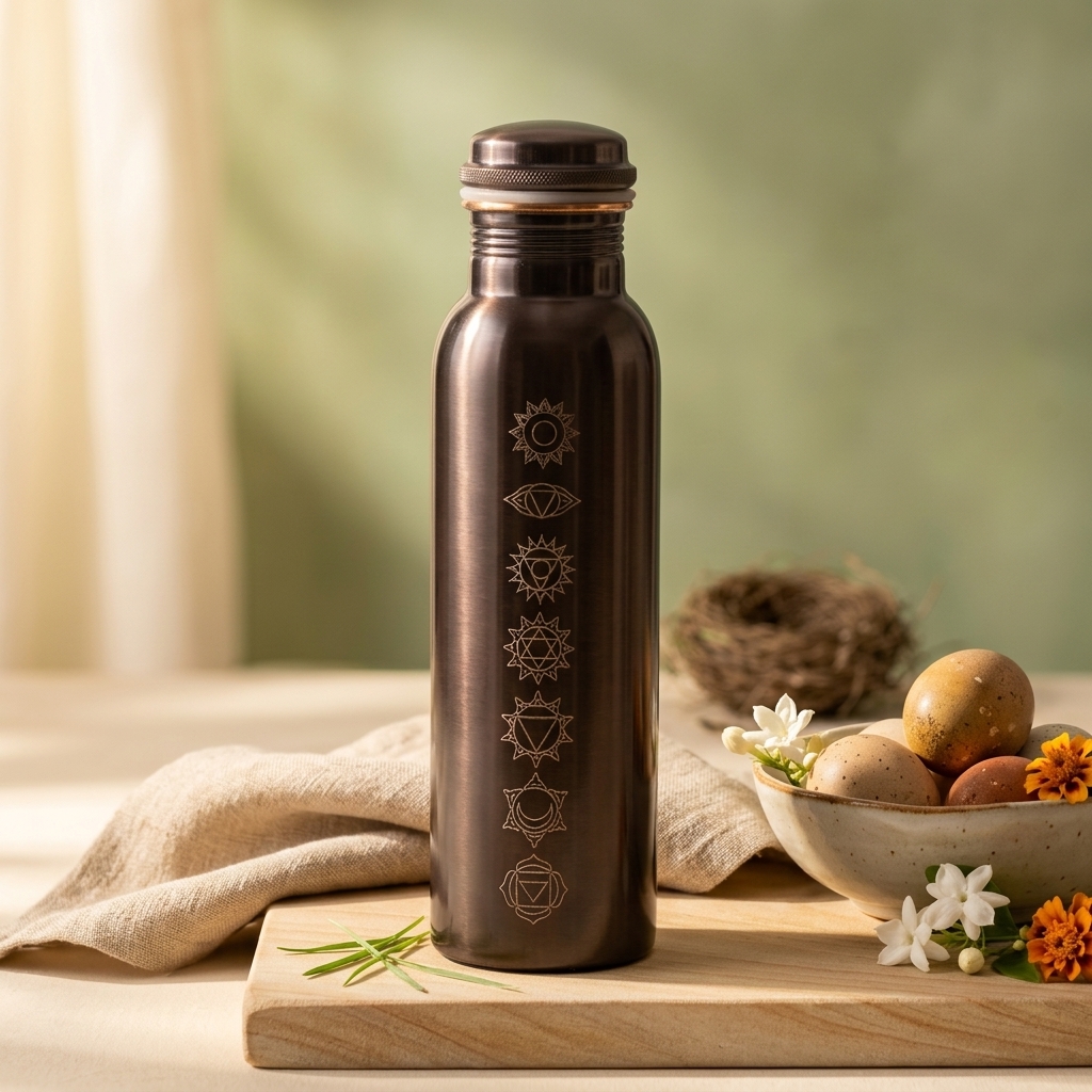 Seven Chakra Copper Bottle thumbnail 8