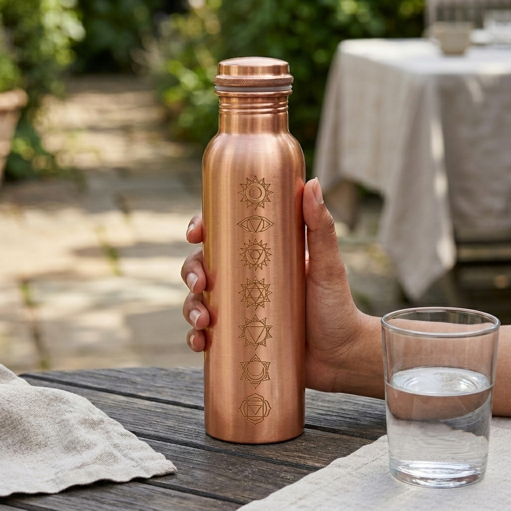 Seven Chakra Copper Bottle thumbnail 11
