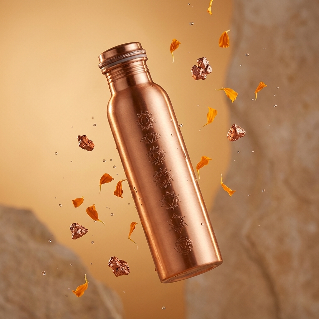 Seven Chakra Copper Bottle thumbnail 12